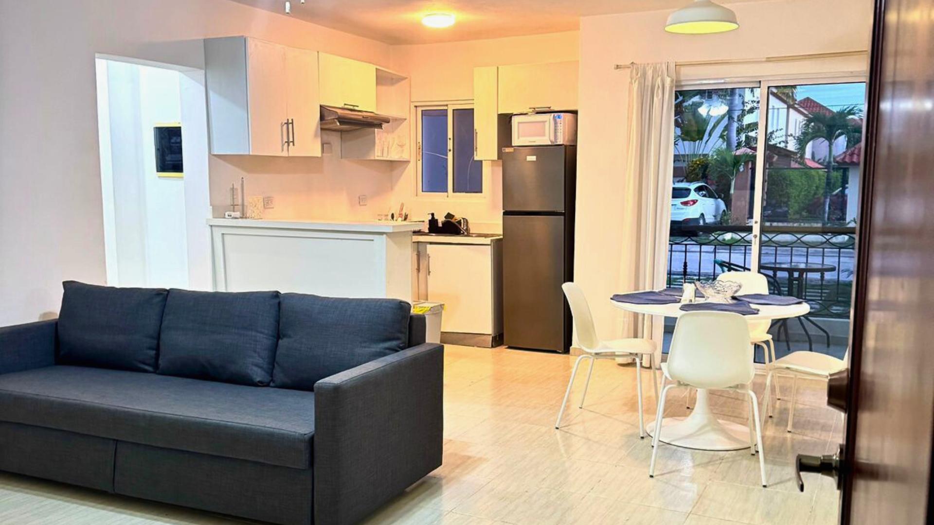 Combined 1-Bedroom Apartment + Studio Units in the Heart of Bávaro with Beach & Highway Access