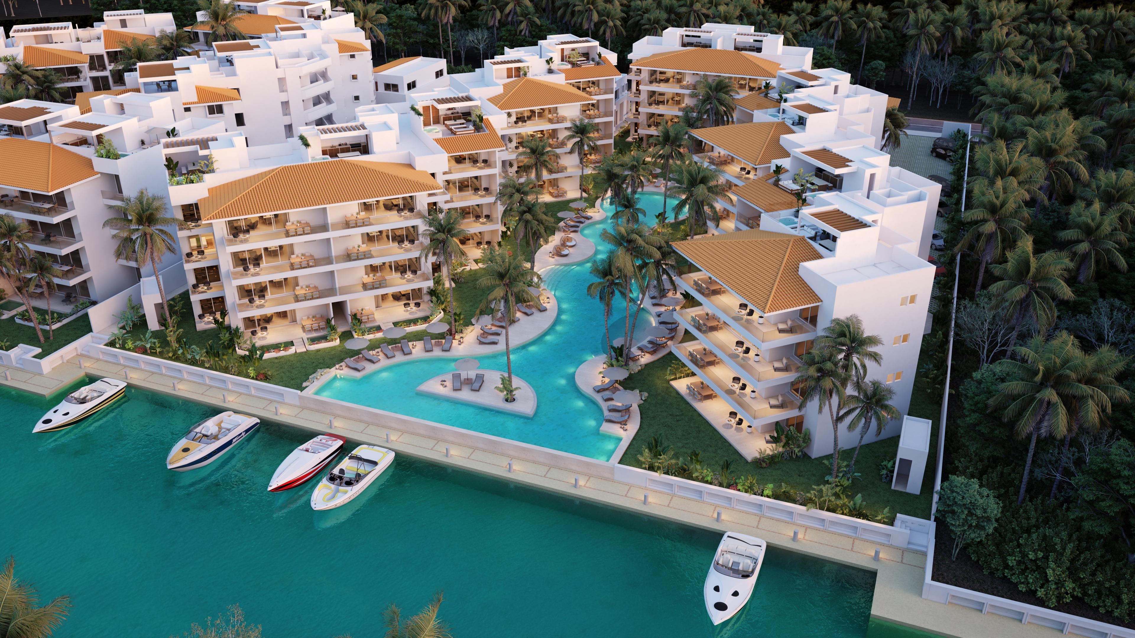 Waterfront Condos for Sale in Puerto Aventuras – Marina Aqua