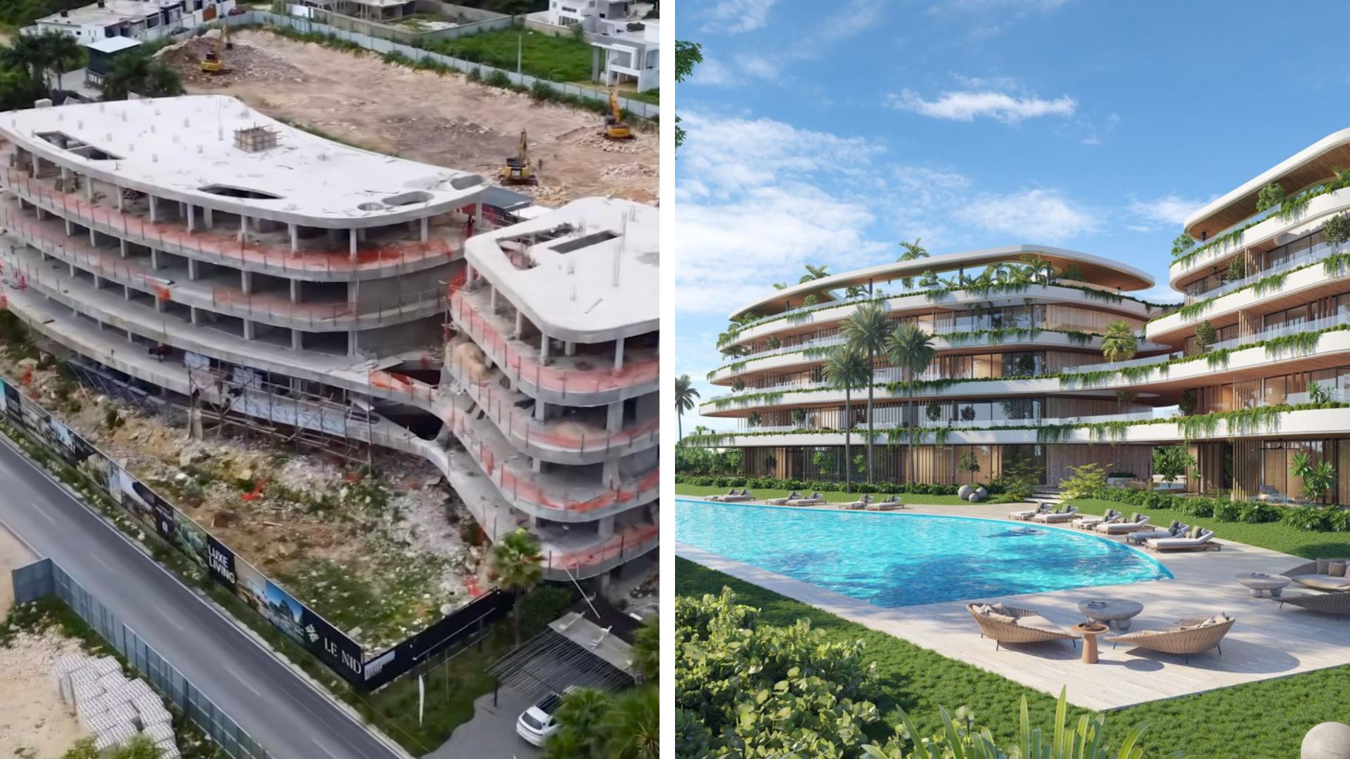 Almost Ready! Modern 2 bed. Apartament Steps From Caribbean Sea