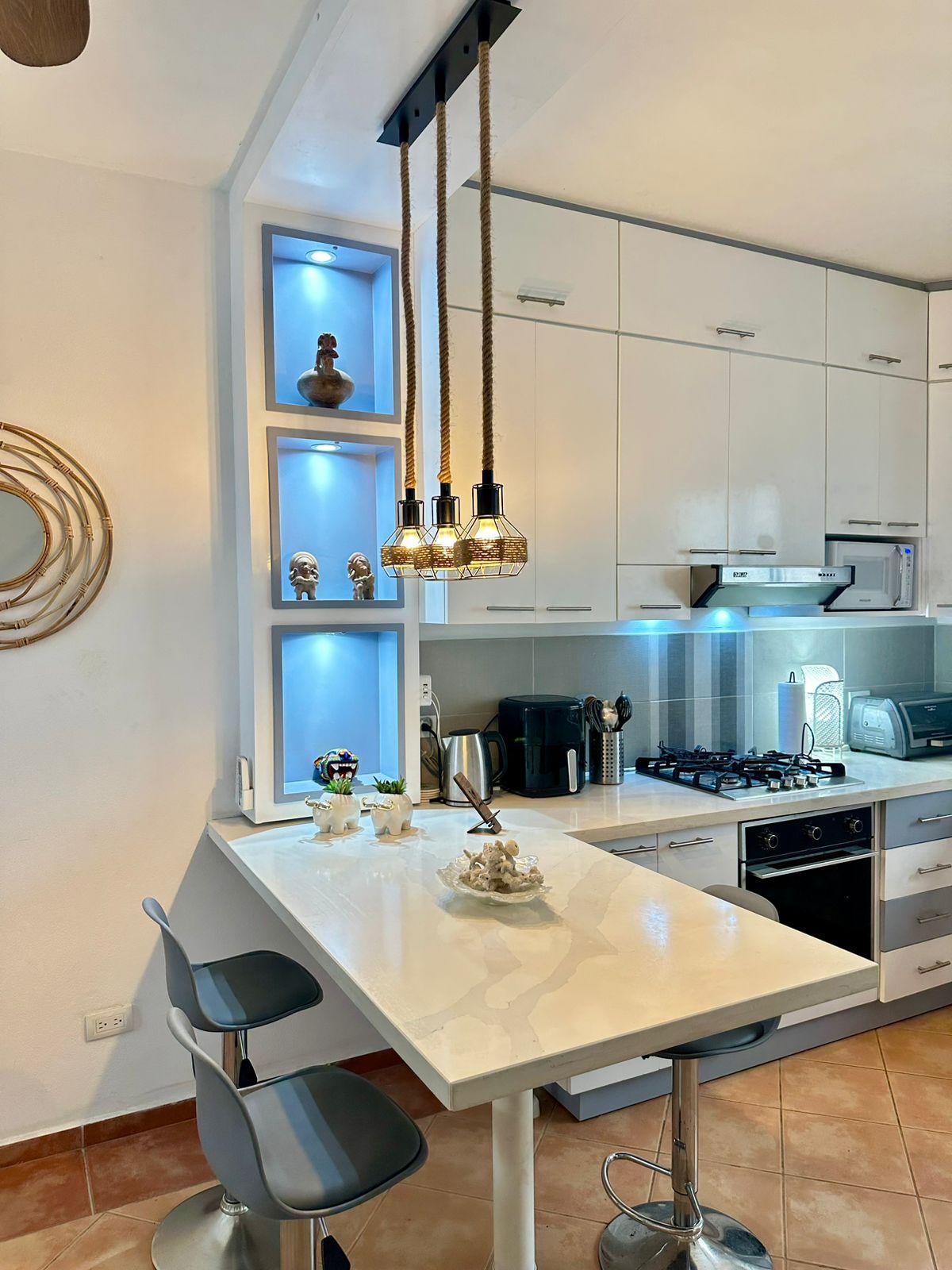 Dúplex de 2 habitaciones completamente amoblado en el corazón de Las Terrenas