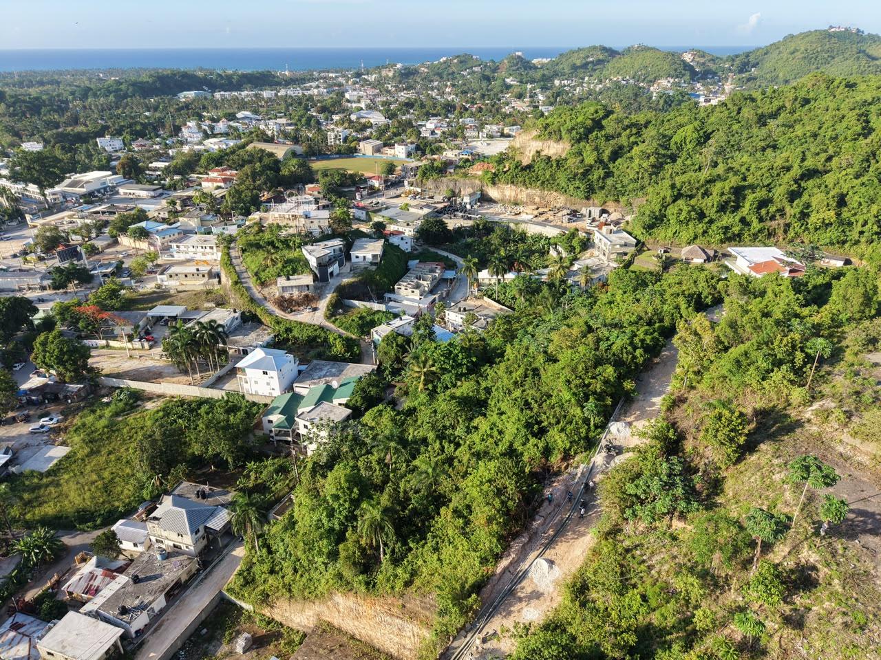 Terreno con vista completa al mar en La Jagua