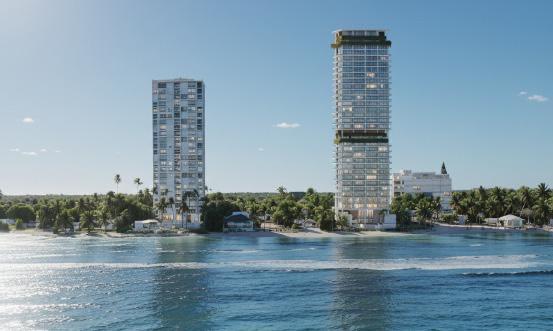 Apartamentos 1ra línea de playa, todos con vista al mar amueblado Juan Dolio