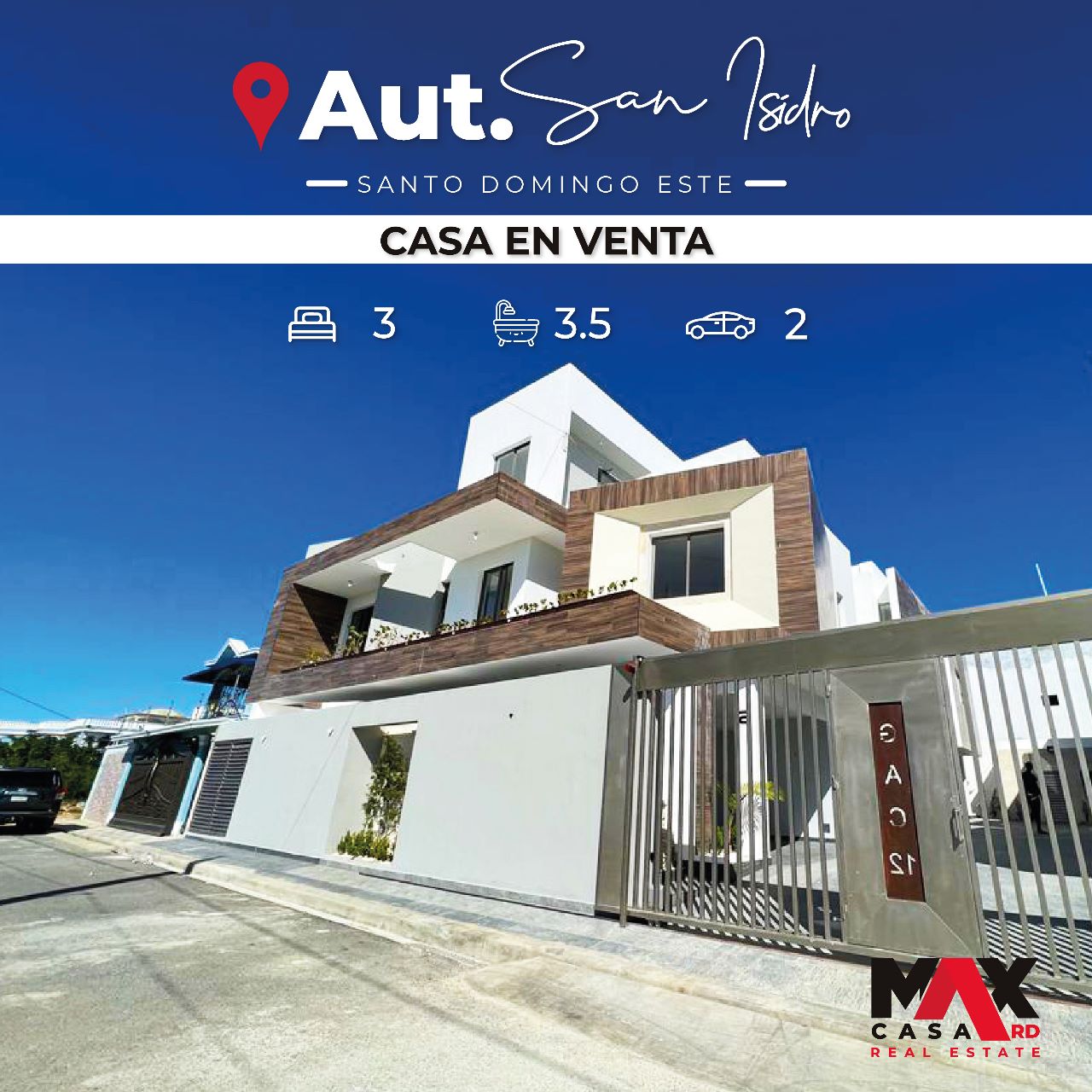 Hermosas casas en venta Prado Oriental, Aut. San Isidro (PROYECTO