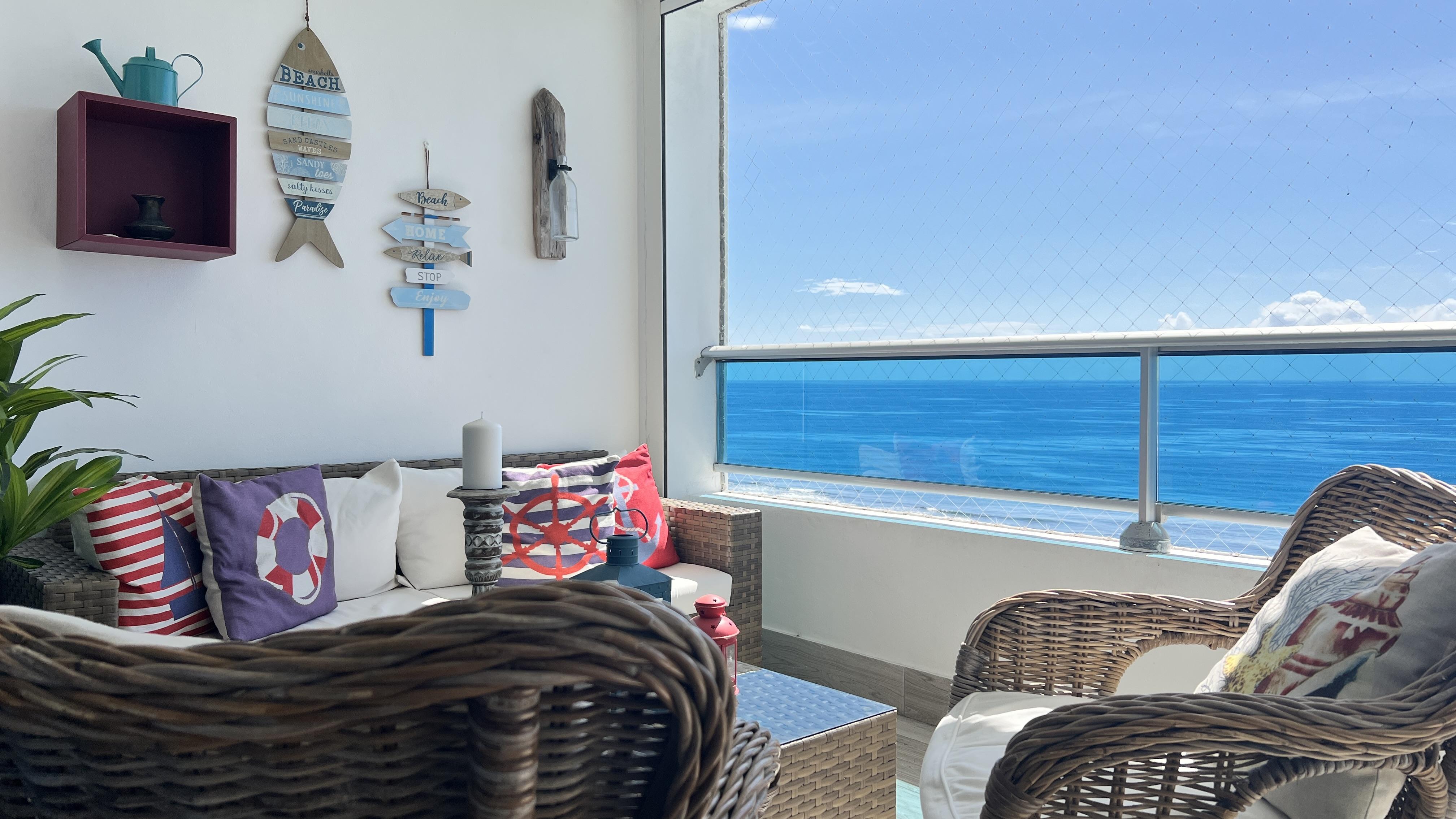 APARTAMENTO DE 2 HABITACIONES EN PRIMERA LÍNEA DE PLAYA, LAS OLAS JUAN DOLIO