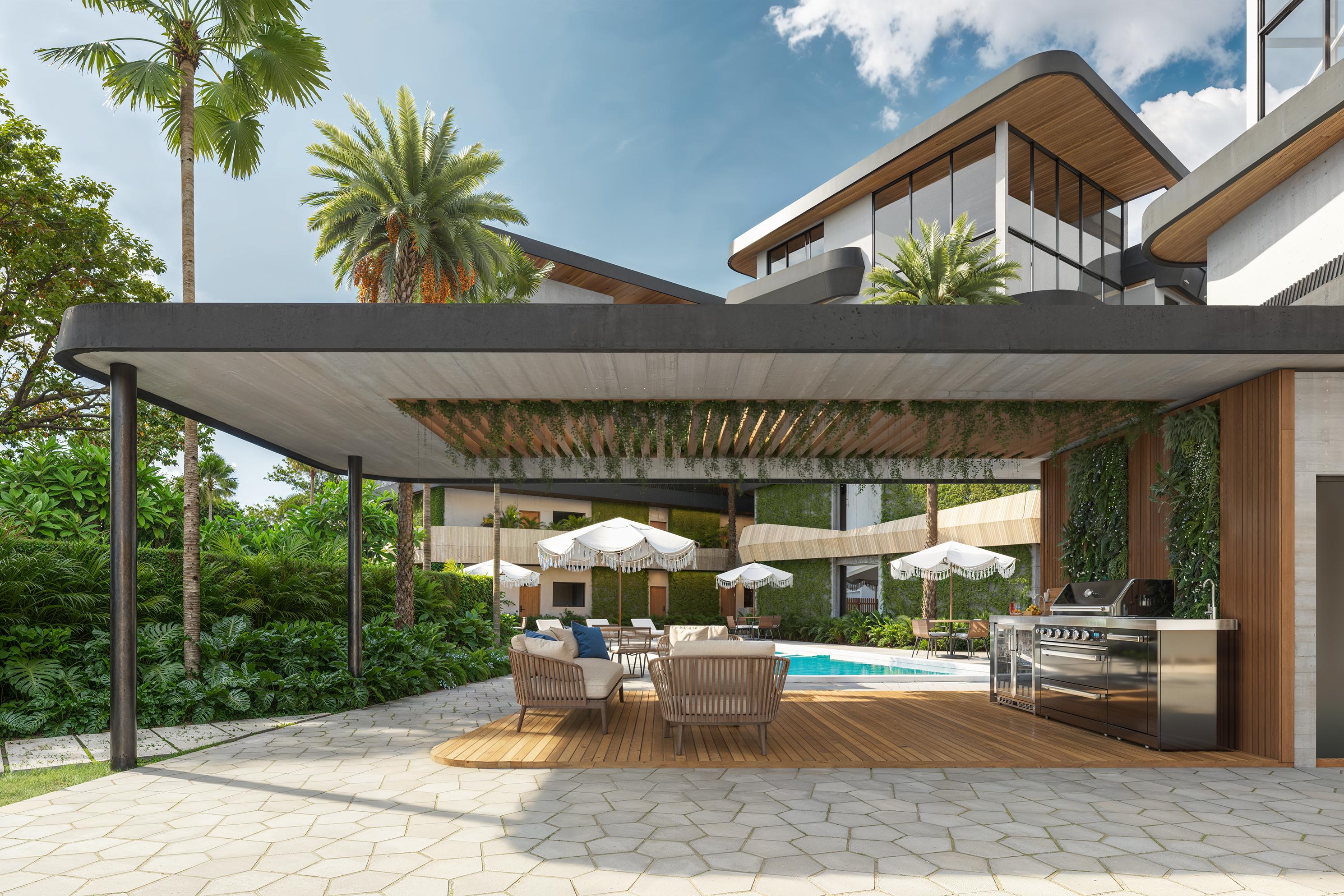 Lounge exterior en Punta Cana