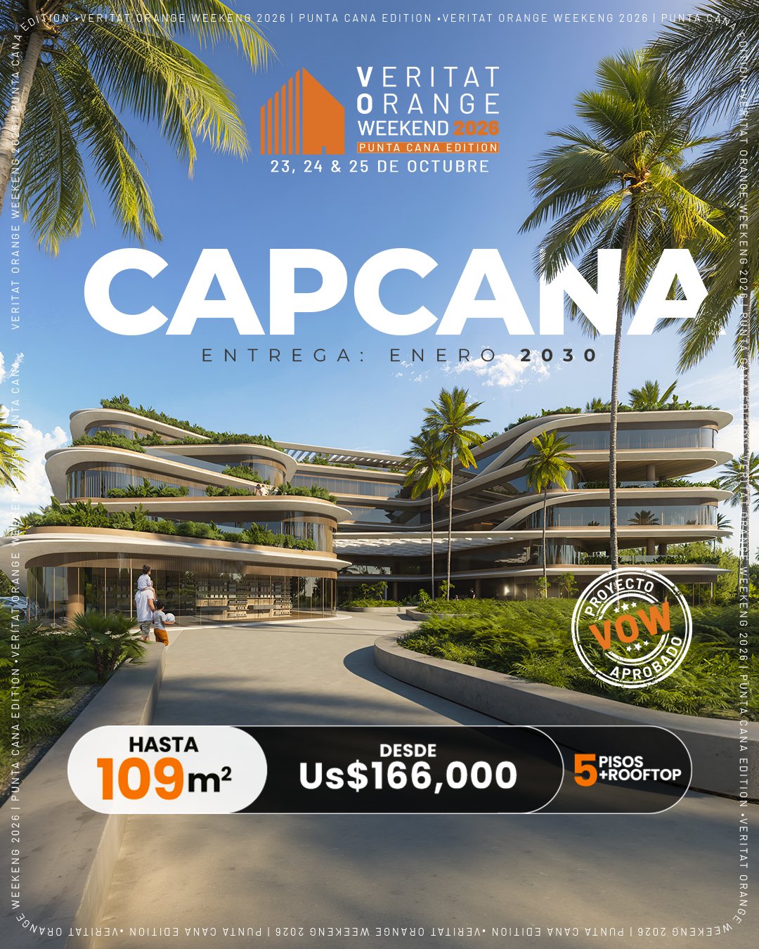 Cap Cana: Desde US$166,000, Veritat Orange Weekend Punta Cana 2026
