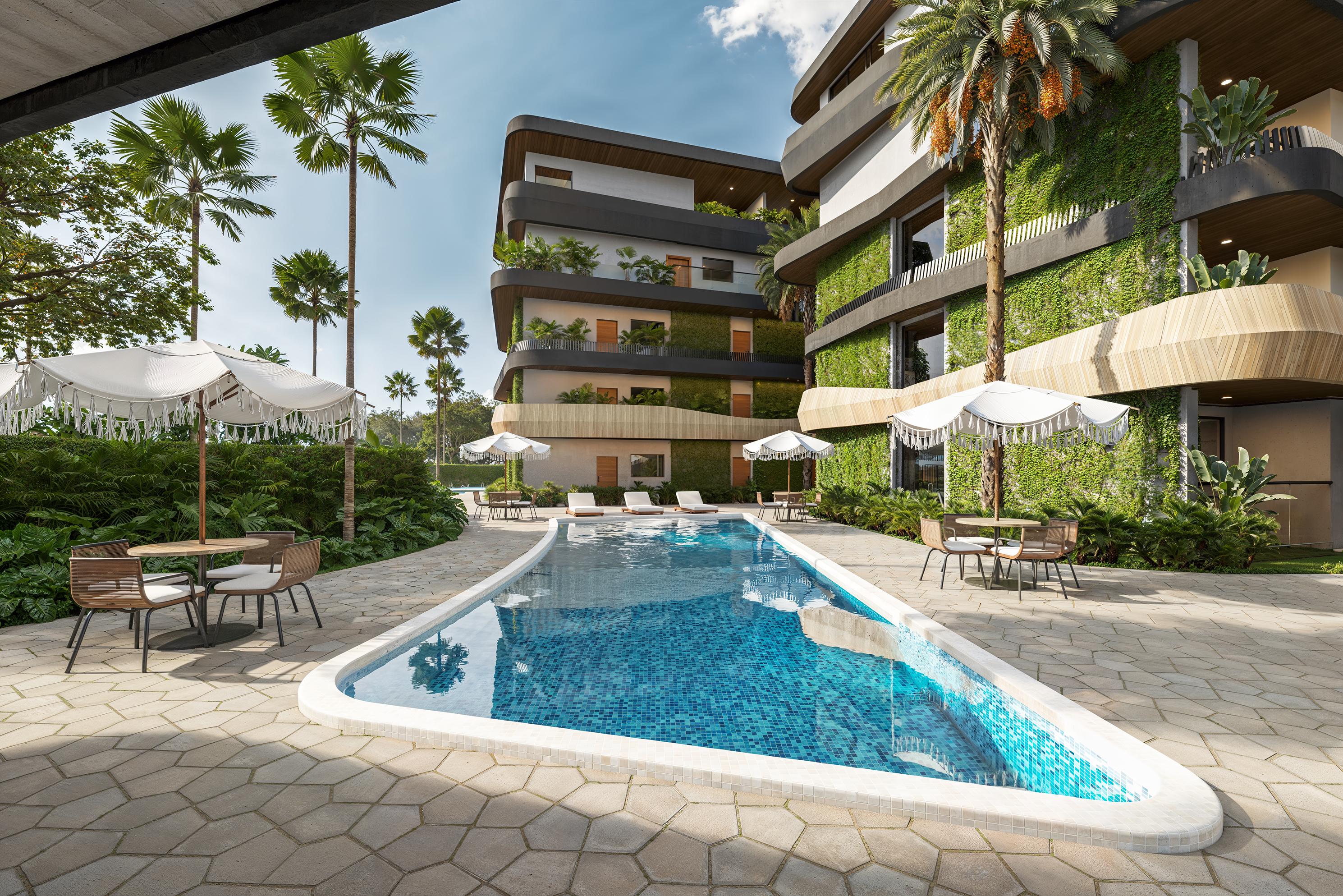 Piscina de Wind Sunset Residences en Vista Cana