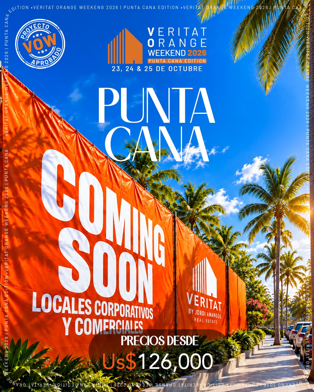 Locales comerciales · Punta Cana: Desde US$126,000, Veritat Orange Weekend Punta Cana 2026