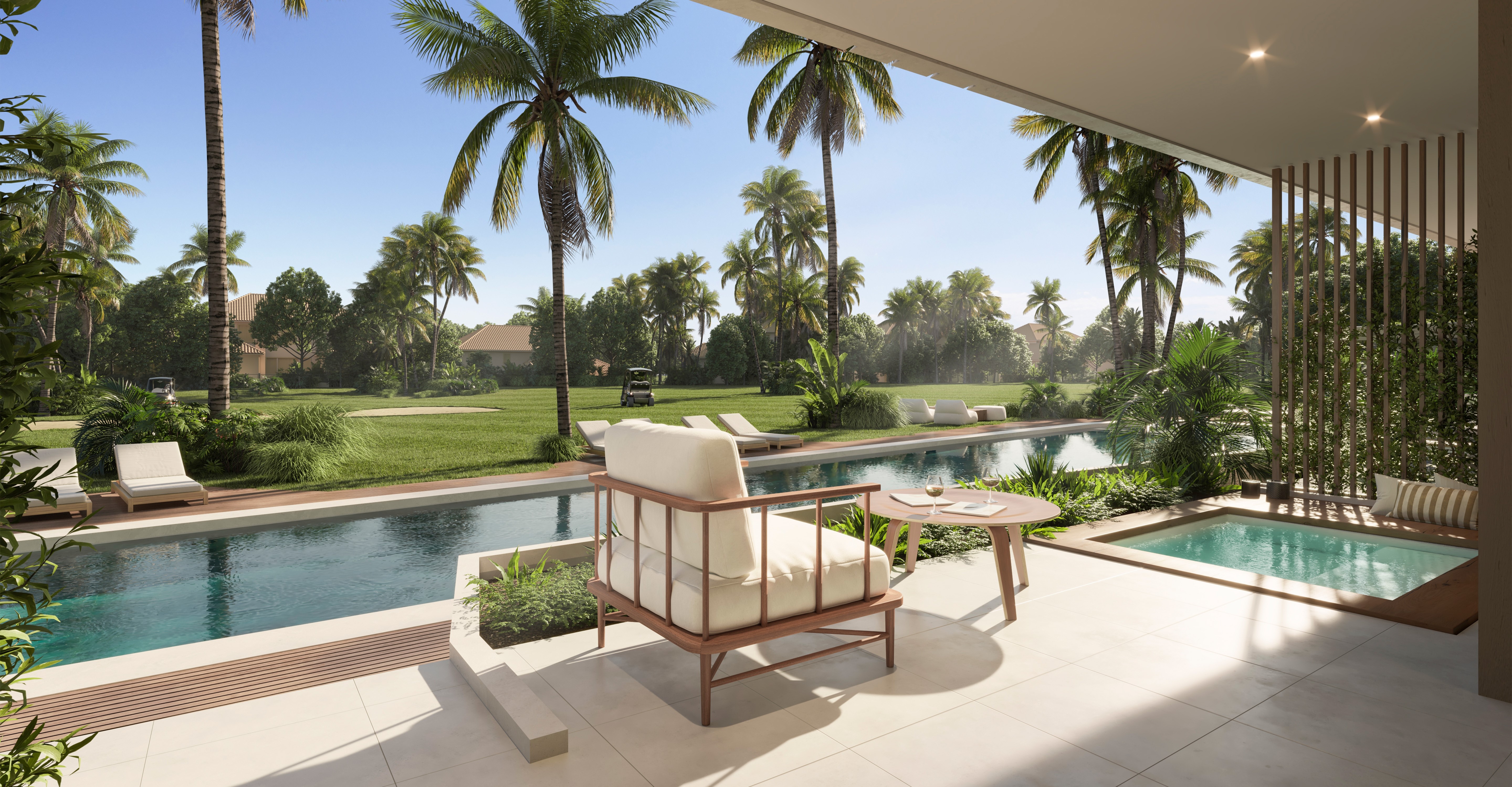 Apartment project with jacuzzi and rooftop, featuring 2 and 3 bedroom units + a study room, located in one of the best residential areas of Punta Cana.