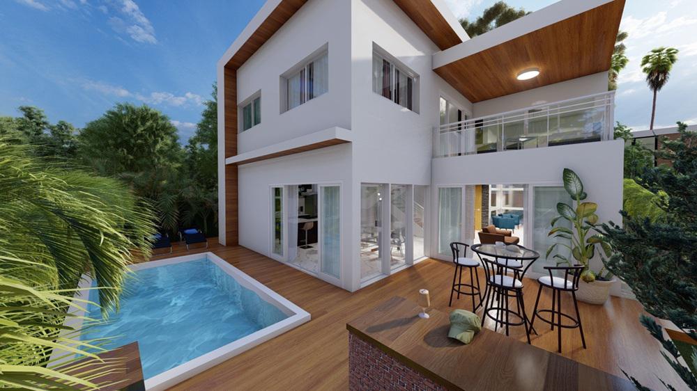 Exclusivo Proyecto de Villas de 2 niveles en Playa Nueva Romana.