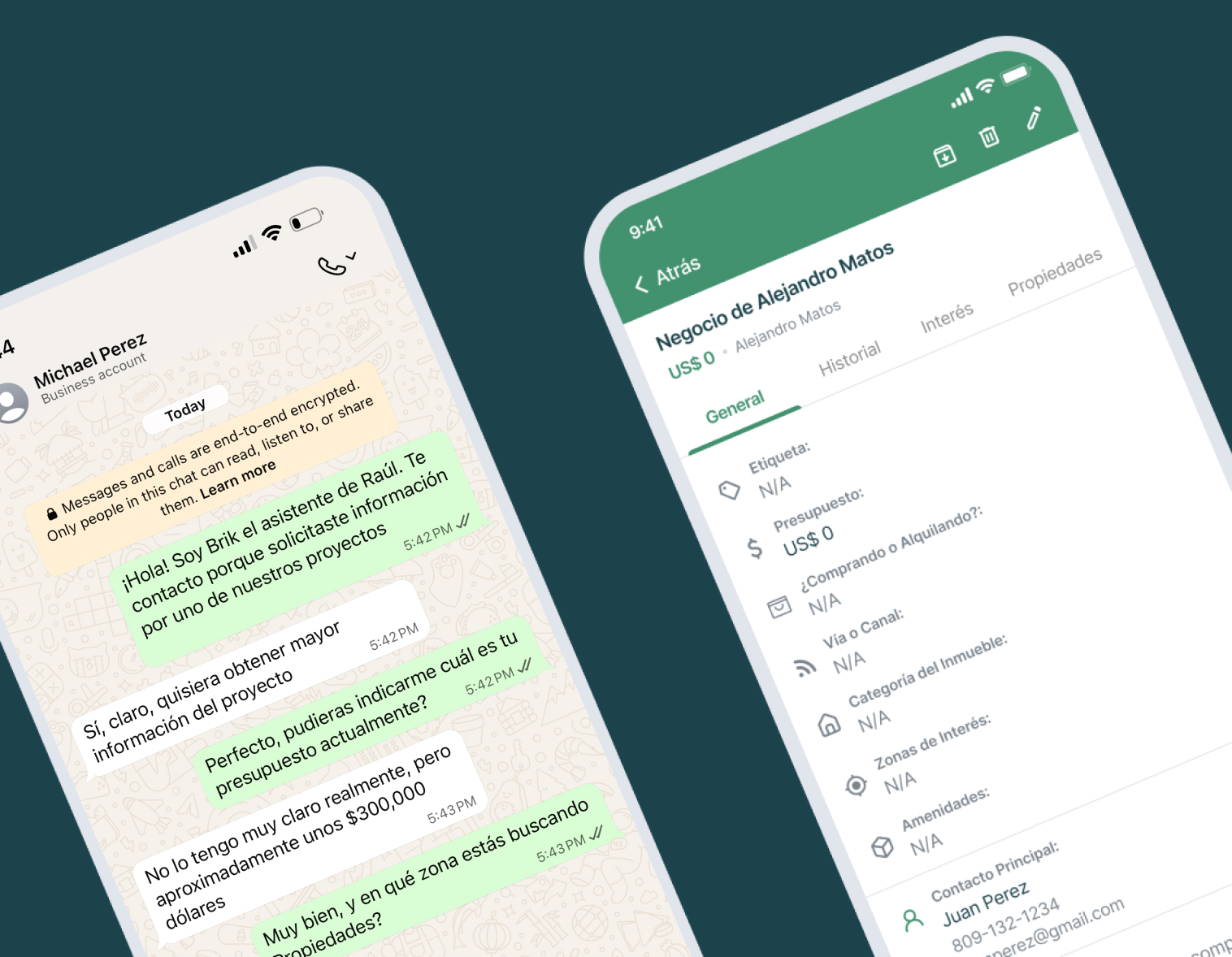 Le hablas a Brik como le hablas a cualquier contacto