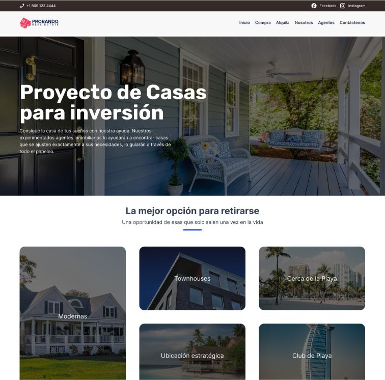 Crea el sitio web de tu proyecto inmobiliario
