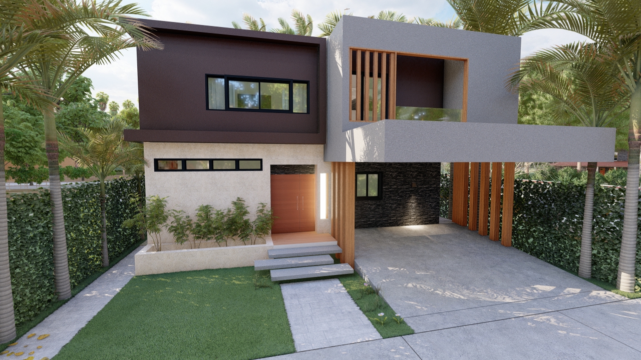 VILLA EN PUNTA CANA DE 3 HABITACIONES