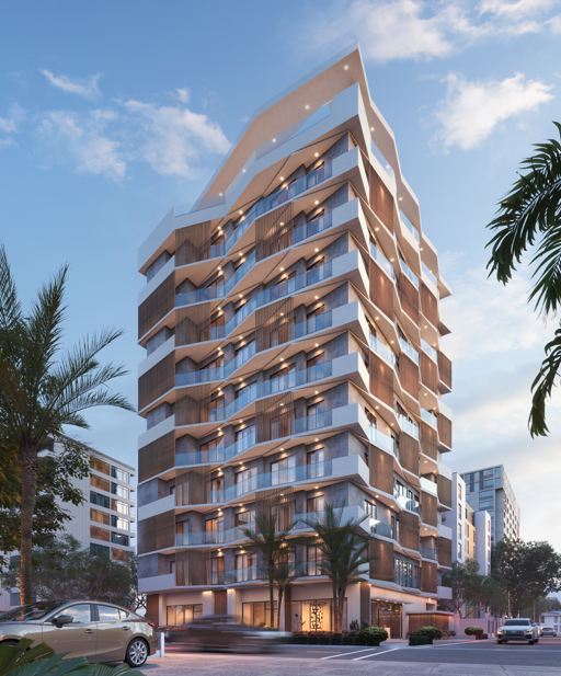 Apartamento de 1, 2 y 3 habitaciones en Naco