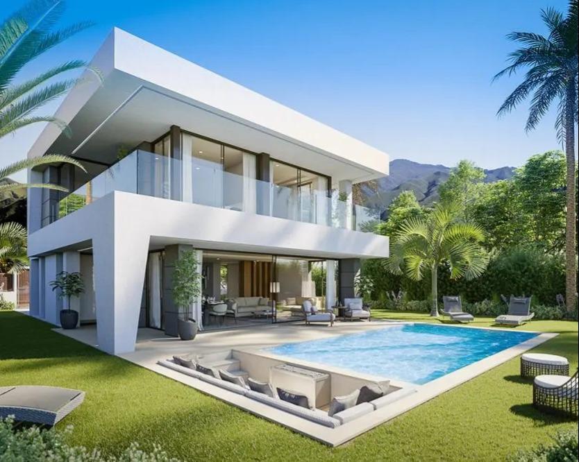 Modern 4BR Beachside Villa