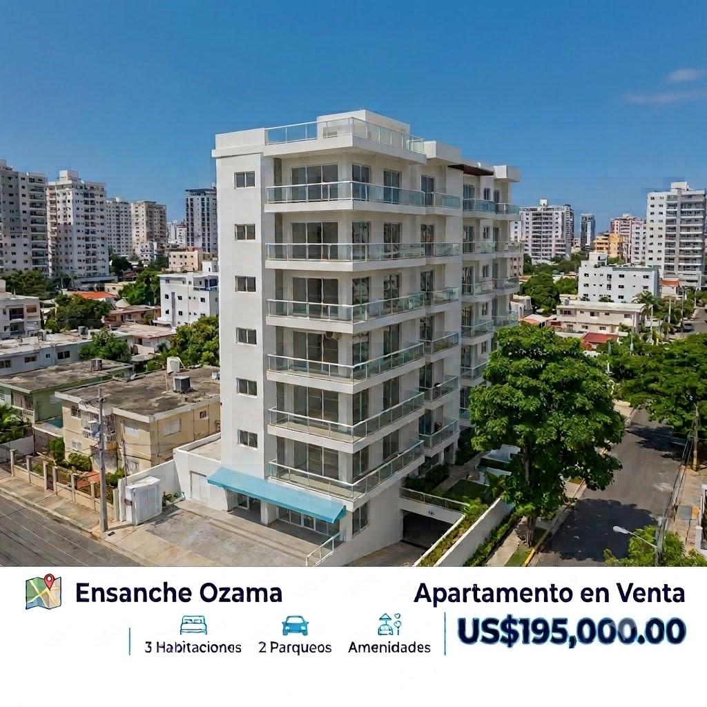 APATAMENTO EN ENSANCHE OZAMA