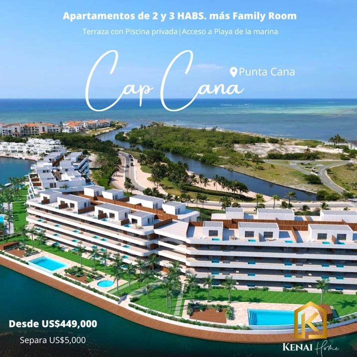 Apartemanetos con Piscina privada y vista al mar en Cap Cana