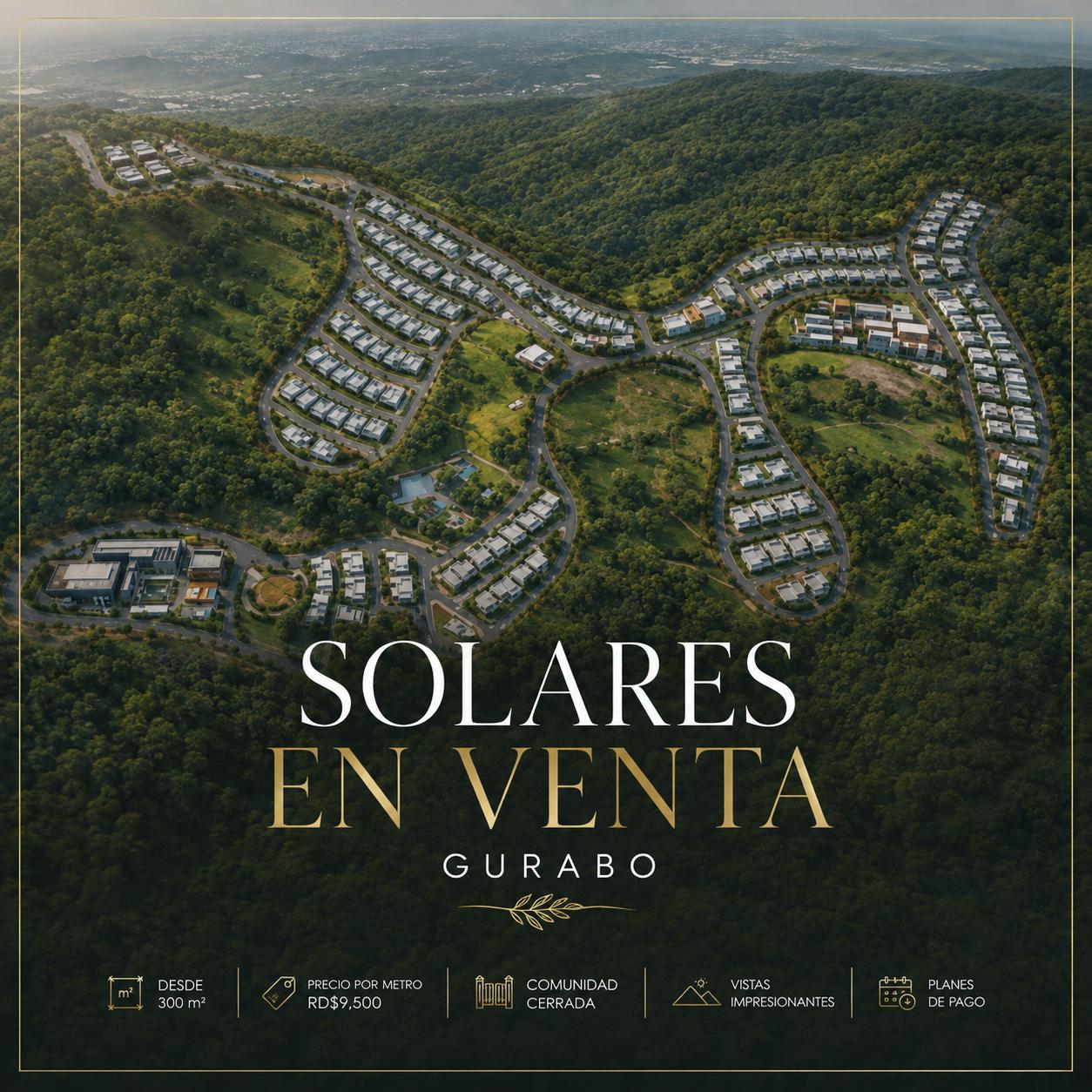 Solares en venta en Gurabo, Santiago, Republica Dominicana