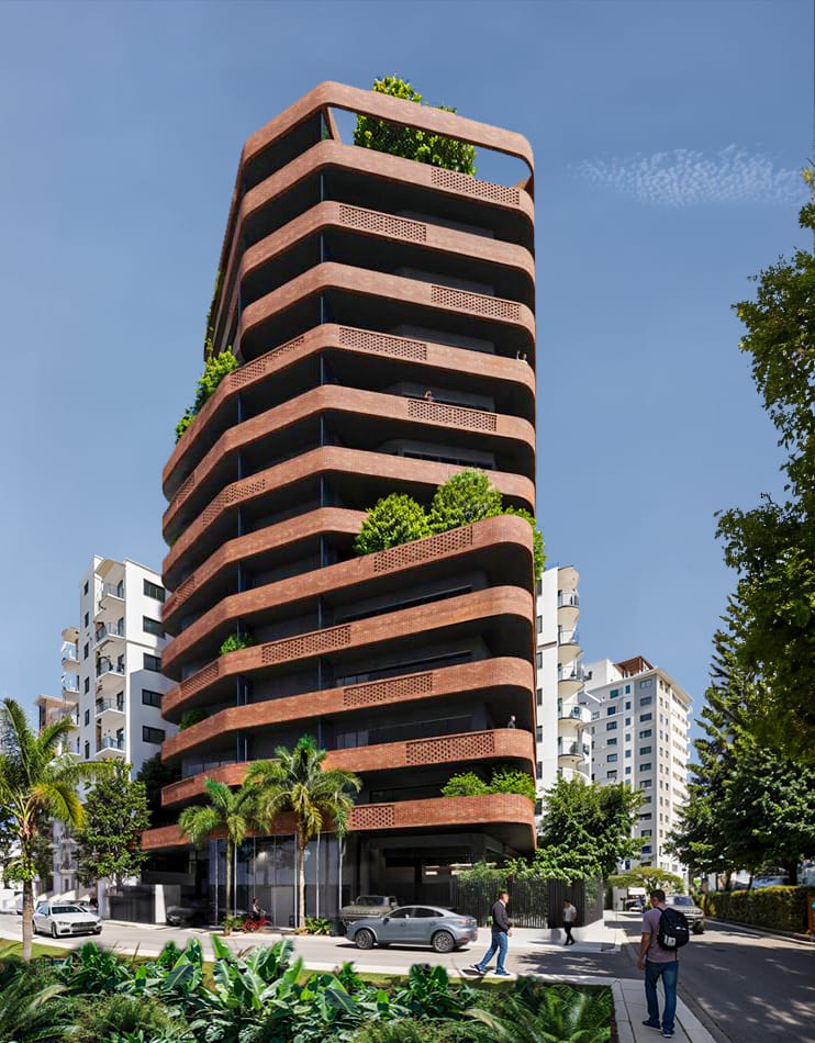Apartamentos en planos, La Esmeralda, Santiago