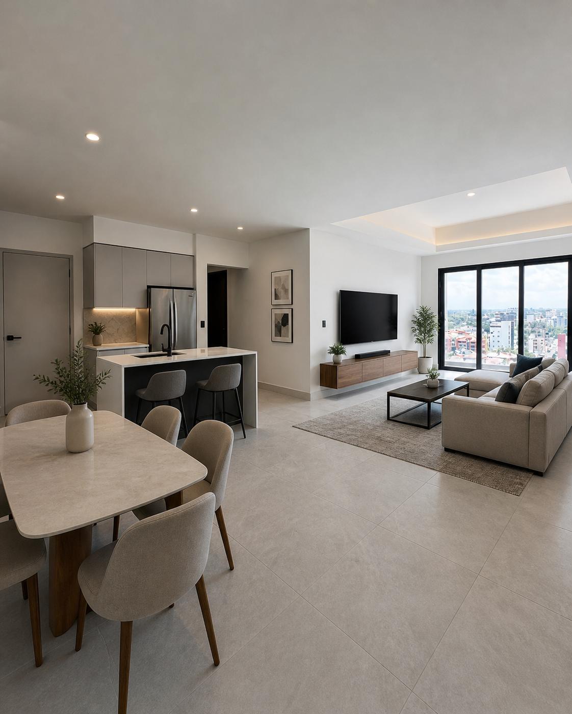 Apartamento en venta en la española, santiago
