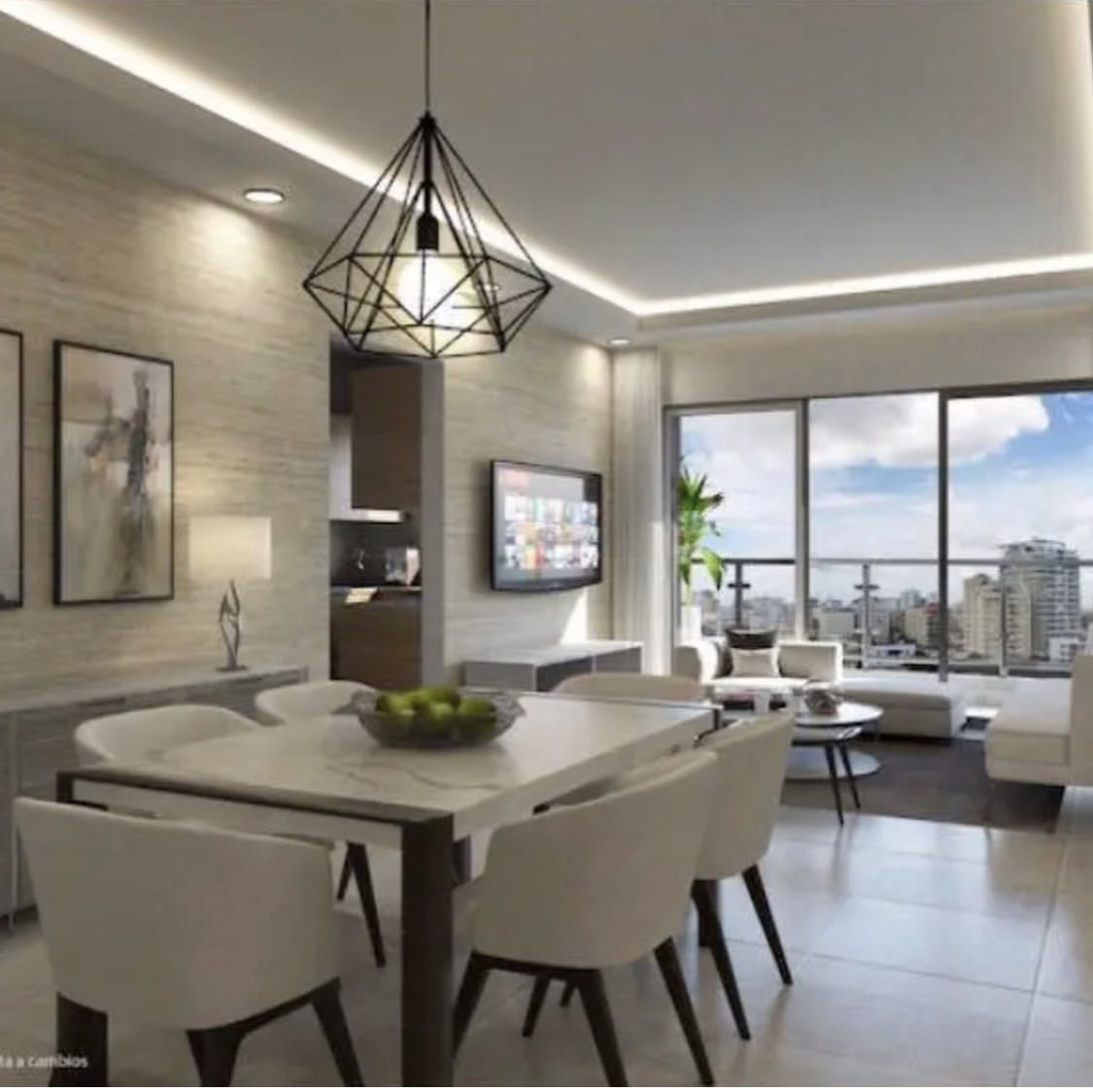 Penthouse en proyecto en torre de lujo en Renacimiento santo domingo