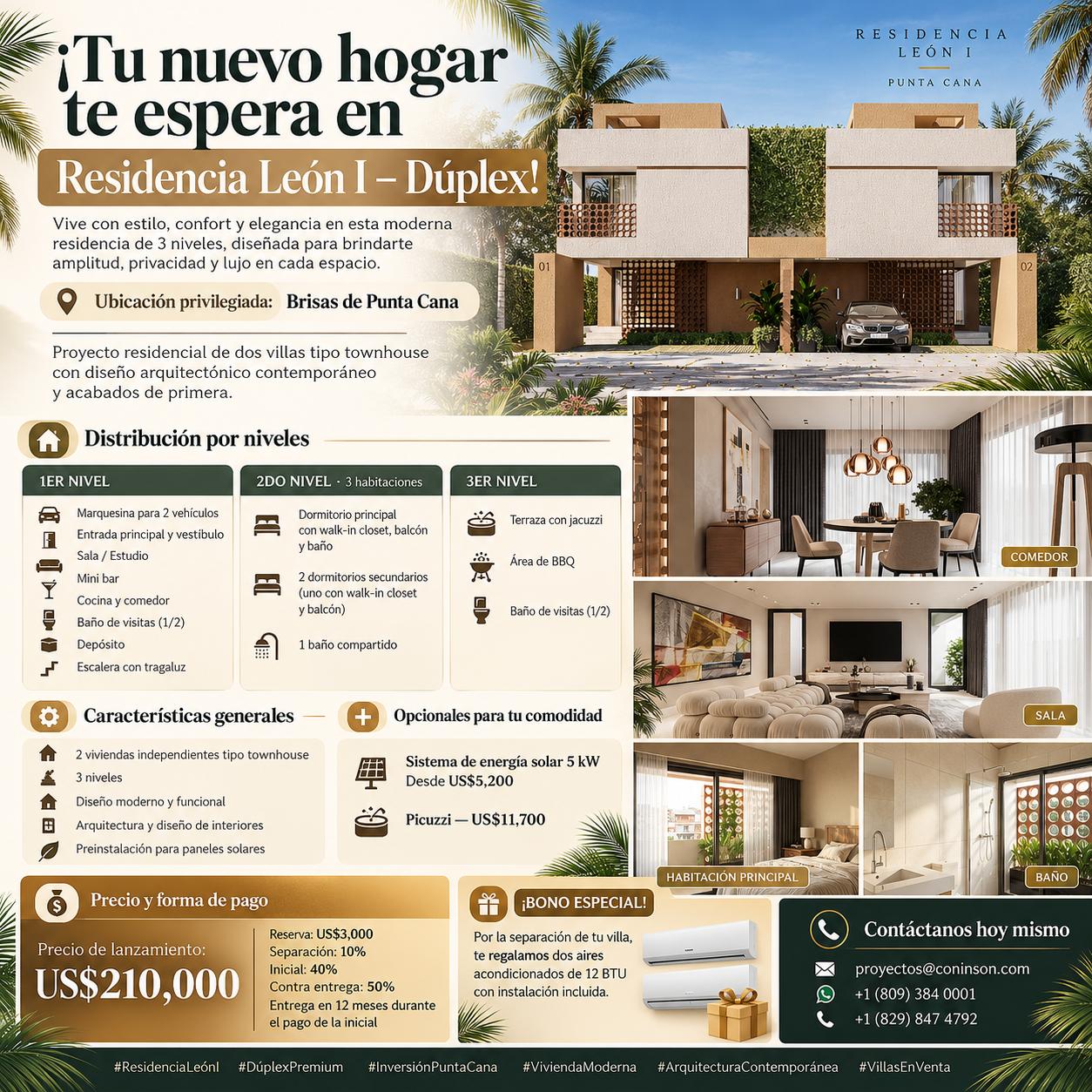 Townhouse en venta en Brisas de Punta Cana