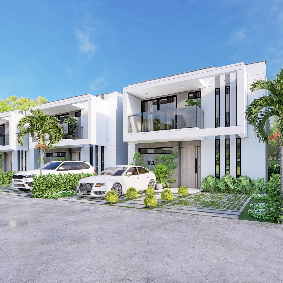 Villas de 3 Habitaciones en Vista Cana con Picuzzi y Línea Blanca Incluida