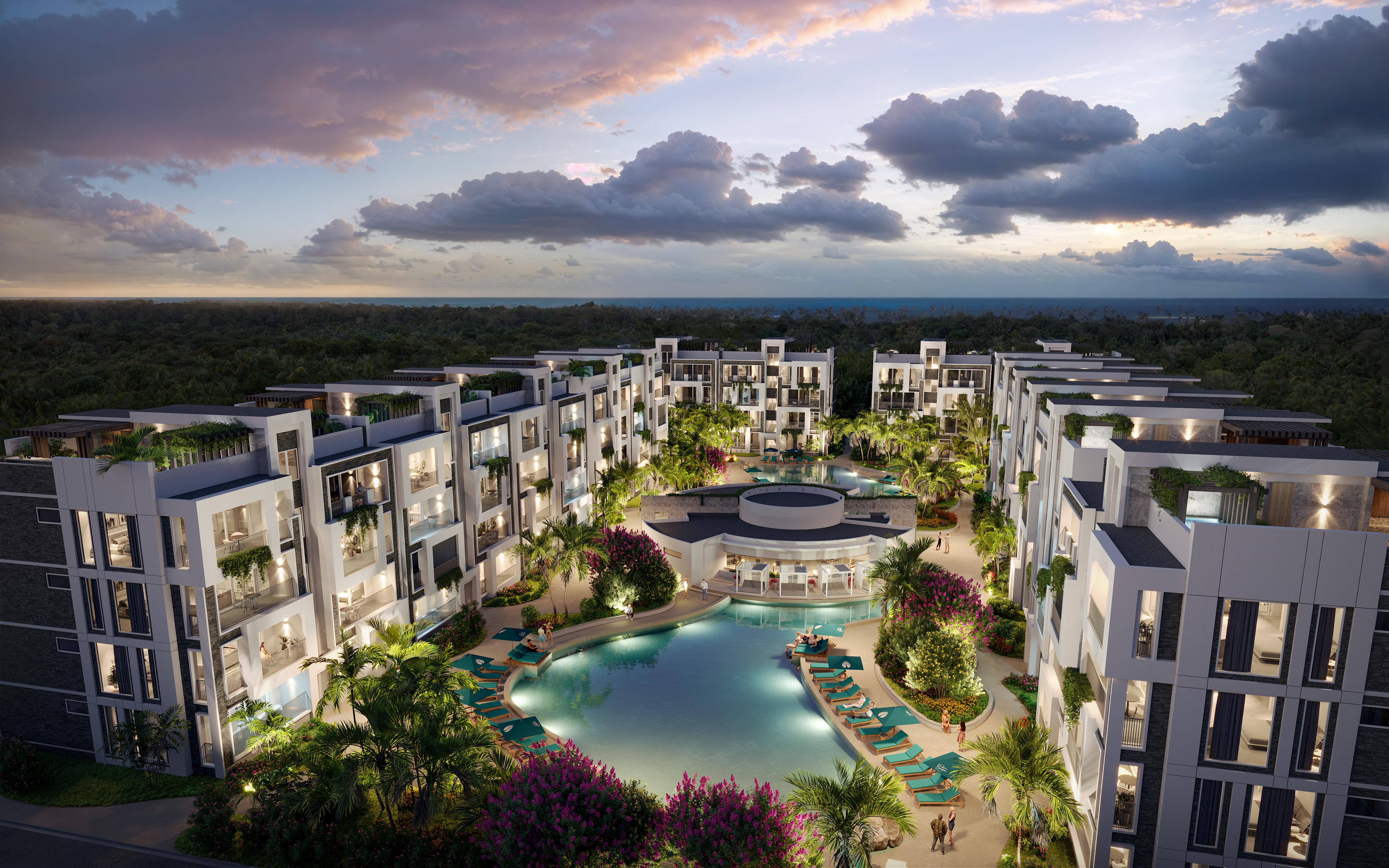 Apartamentos Exclusivos con Acceso a Playa Privada en White Sands