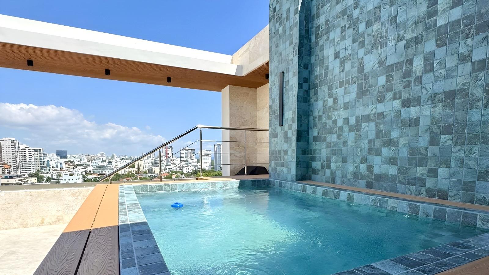Exclusivo apartamento en alquiler en Los Cacicazgos Santo Domingo con vista al mar