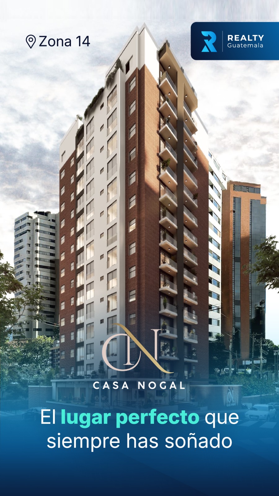 Proyecto de Apartamentos Casa Nogal en el sector más exclusivo de Zona 14