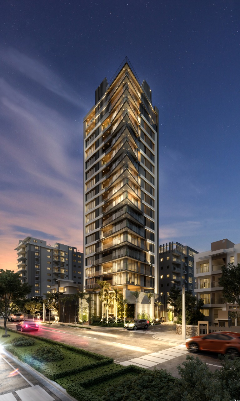 Torre De Apartamentos 1 por Nivel en la Av. Enriquillo