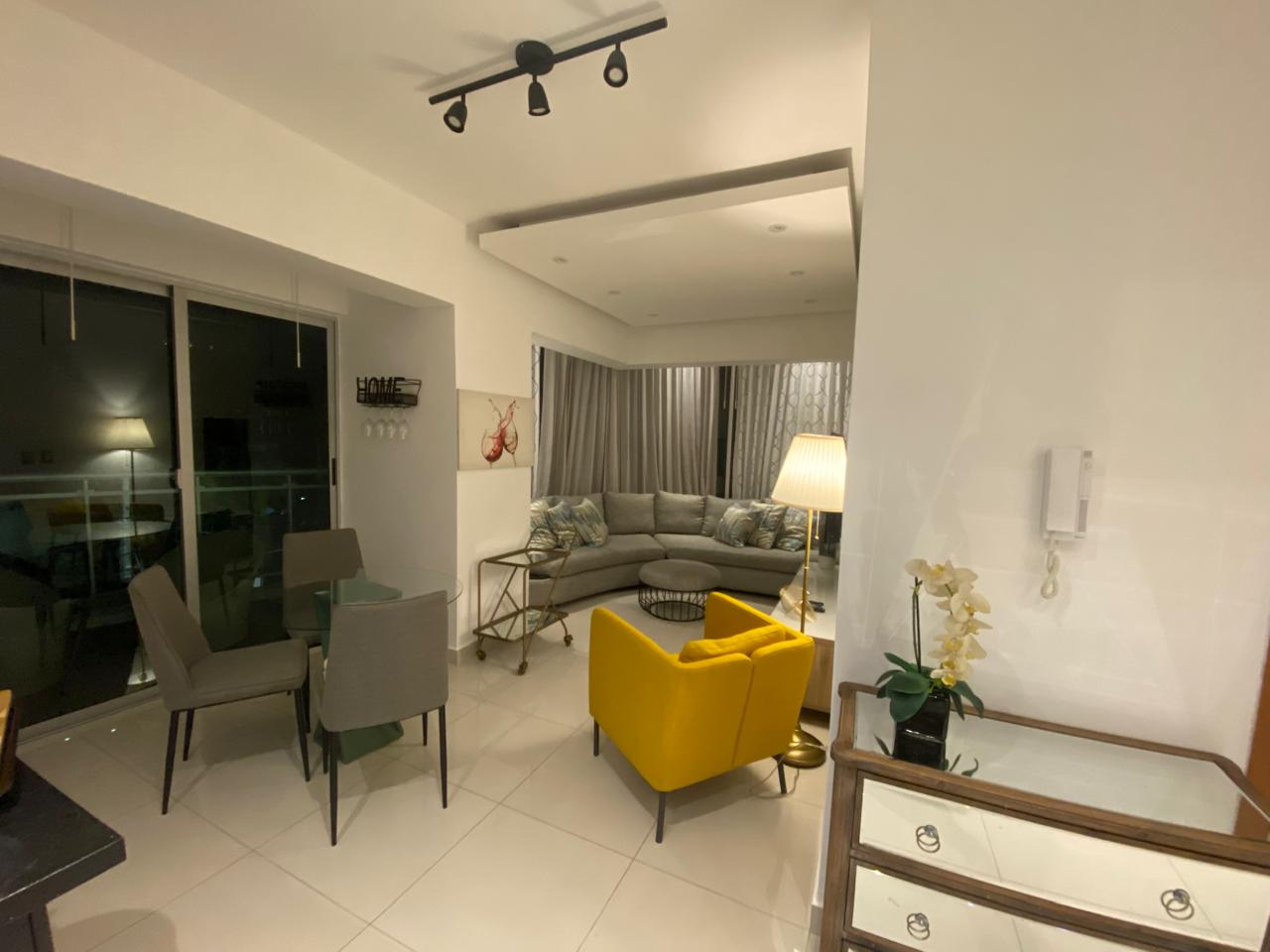 Apartamento amueblado en Piantini