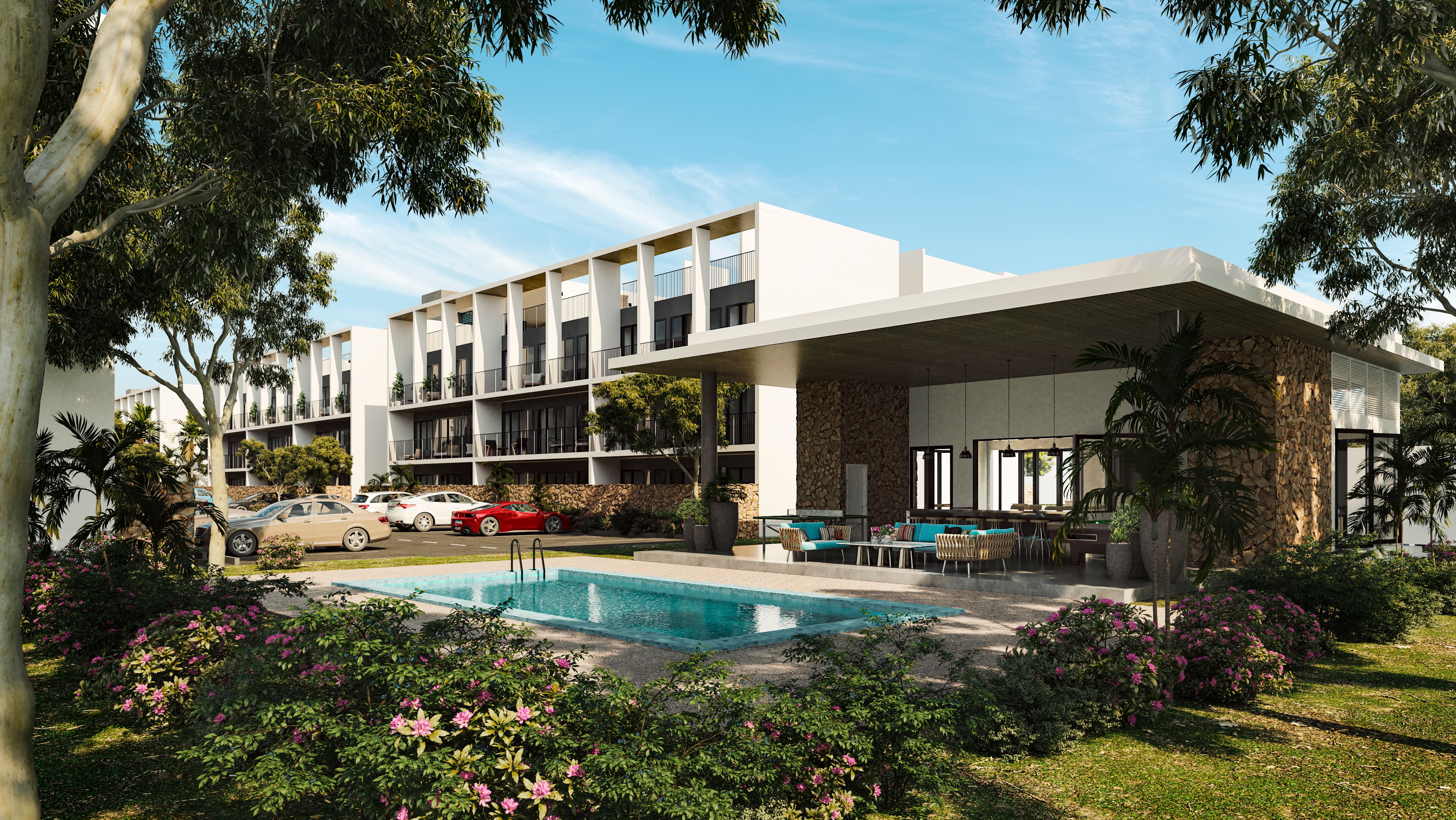 Apartamentos  frente a Cocotal Palm Real Villas