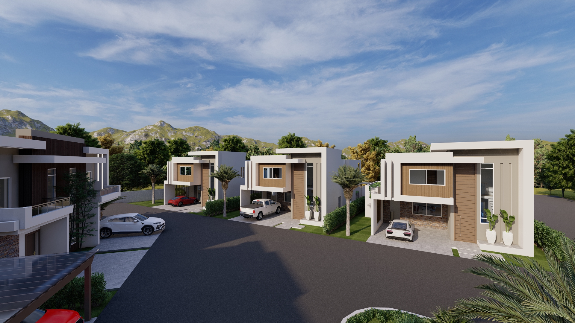 Complejo Residencial 3 Villa y 3 Duplex en White Sands