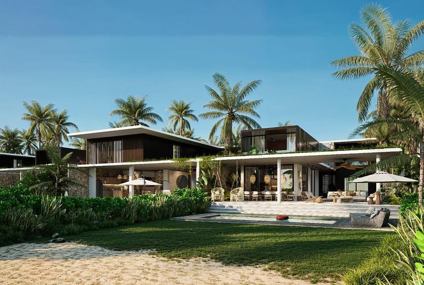 Villas en primera linea de playa en Terrenas