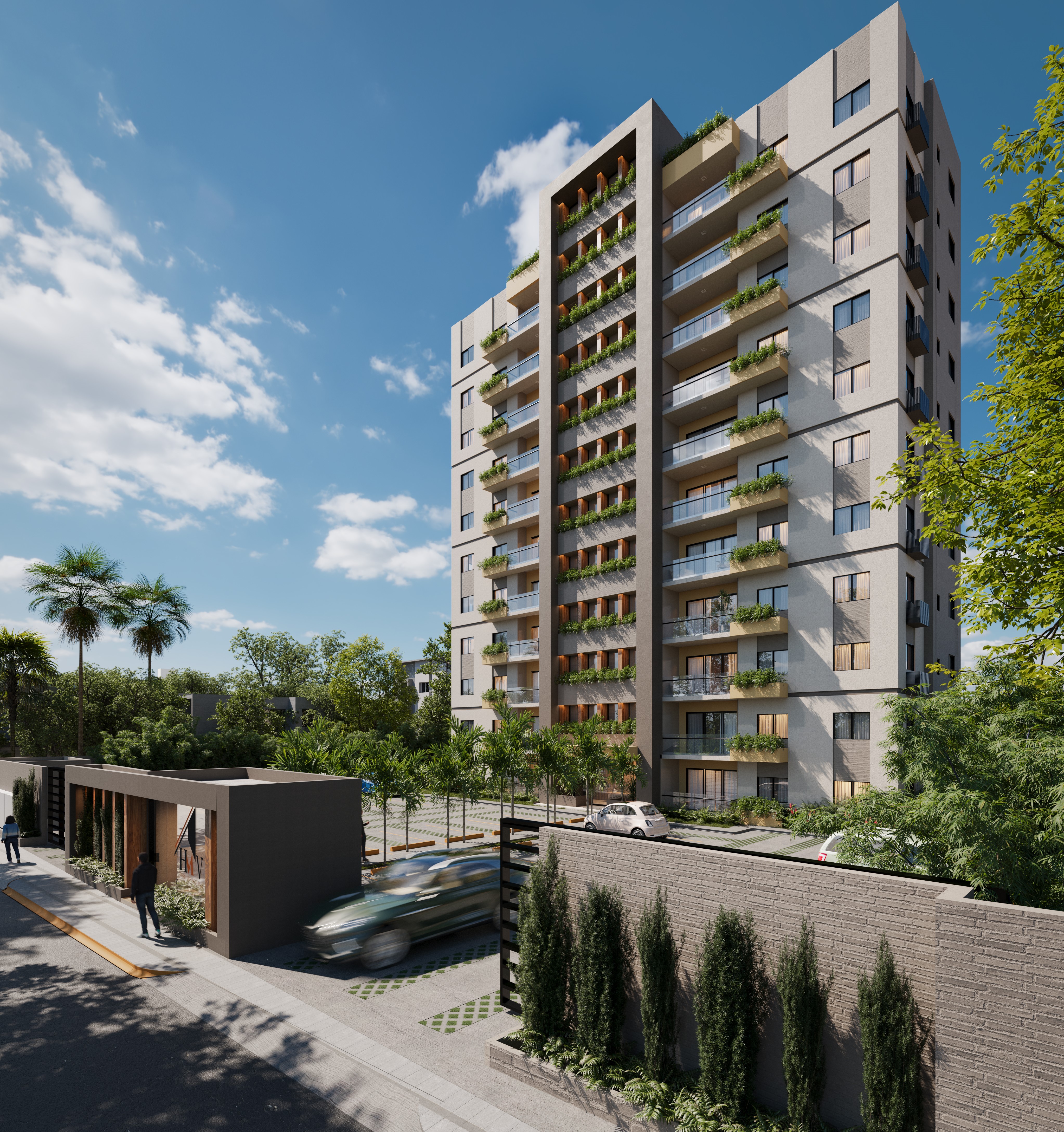 Moderna torre de Apartamentos en Ciudad Modelo