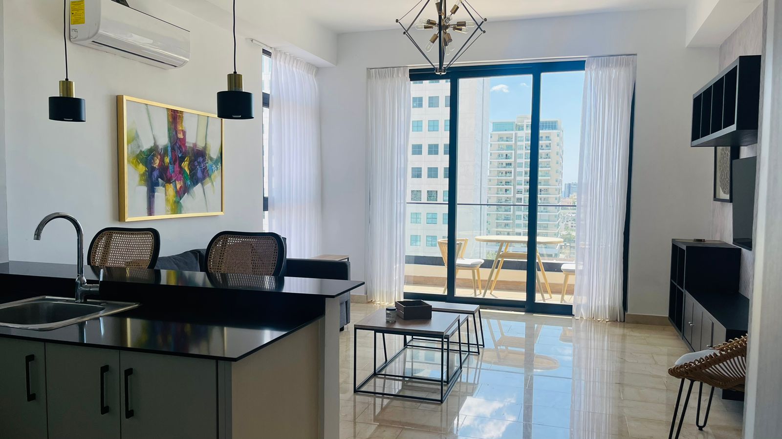 Apartamento amueblado de 1 habitacion en VENTA