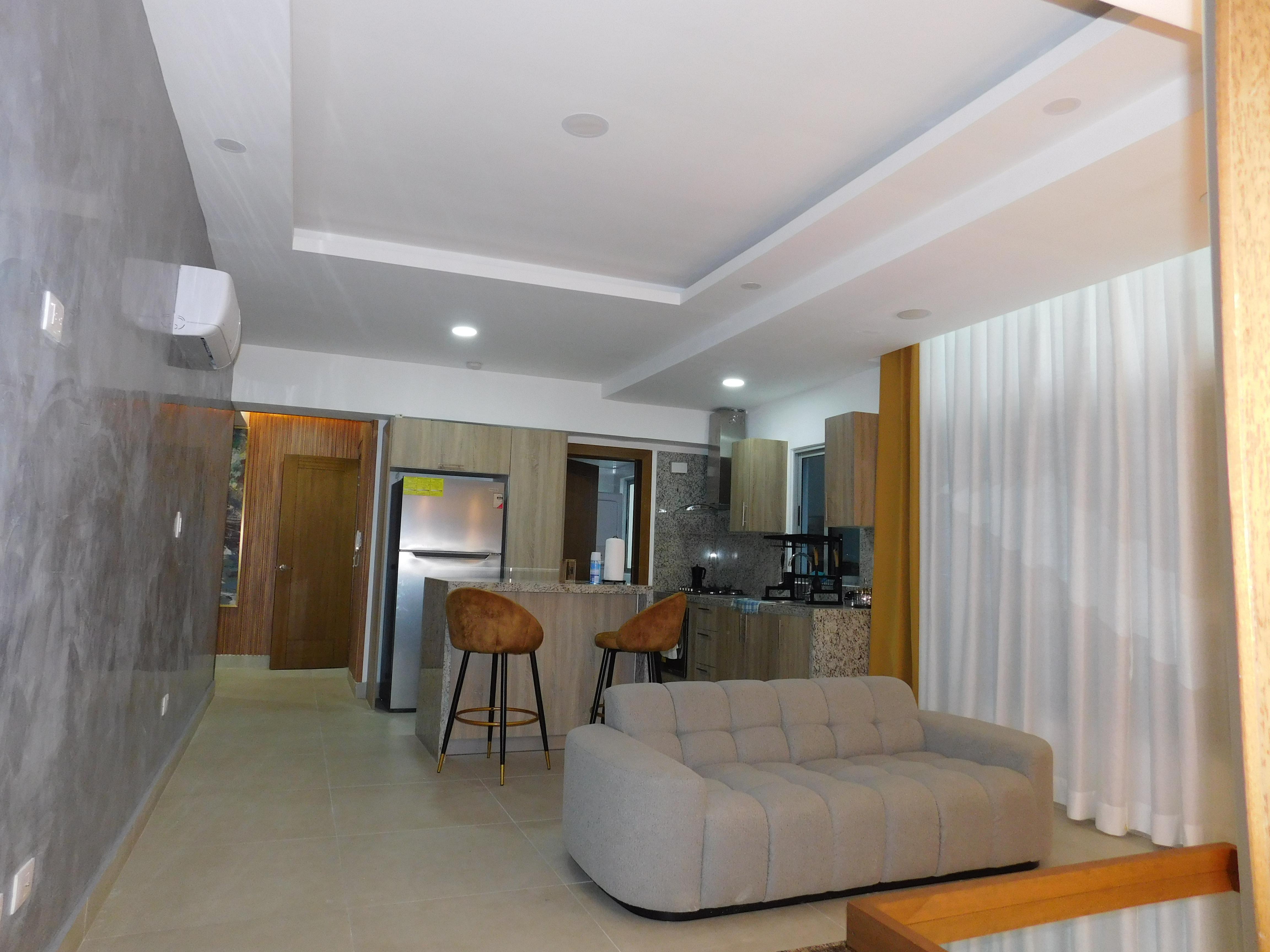 Apartamento Amueblado de 1 hab. Evaristo Morales