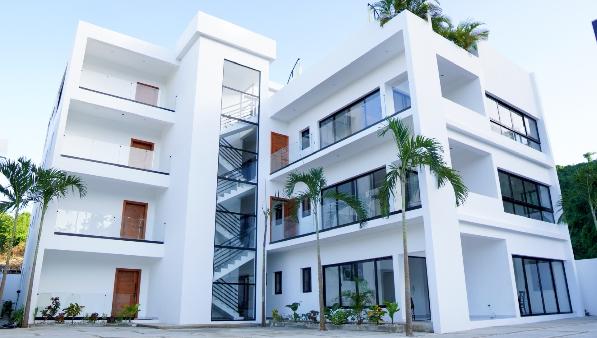 Apartamento amueblado en Las Terrenas cerca de Playa Bonita con piscina y 2 habitaciones.