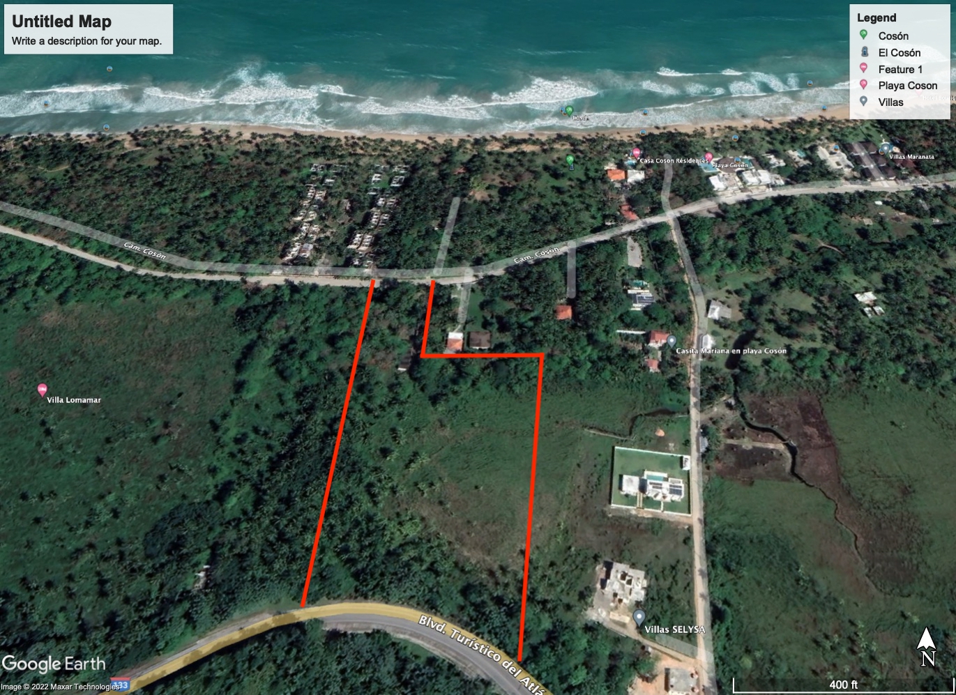 solar en las terrenas coson 48,000 mts