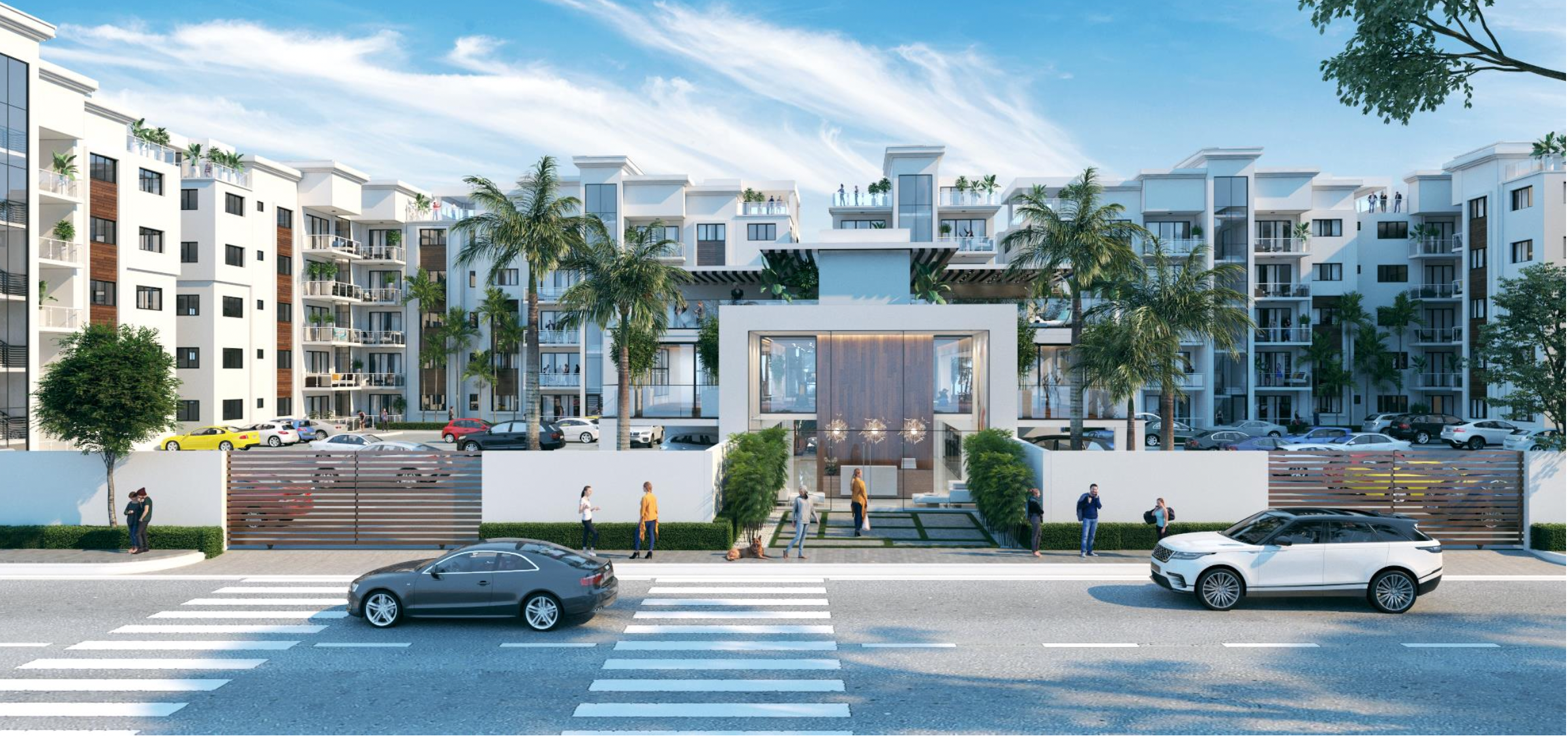 LUJOSO RESIDENCIAL DE APARTAMENTOS EN SANTIAGO