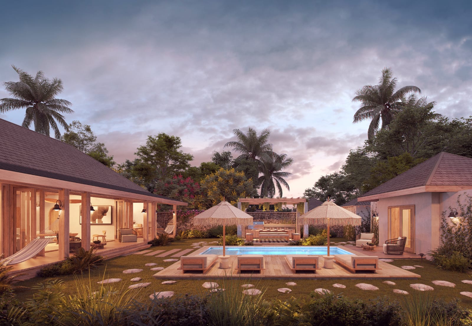 Villas close to the beach in Punta Cana