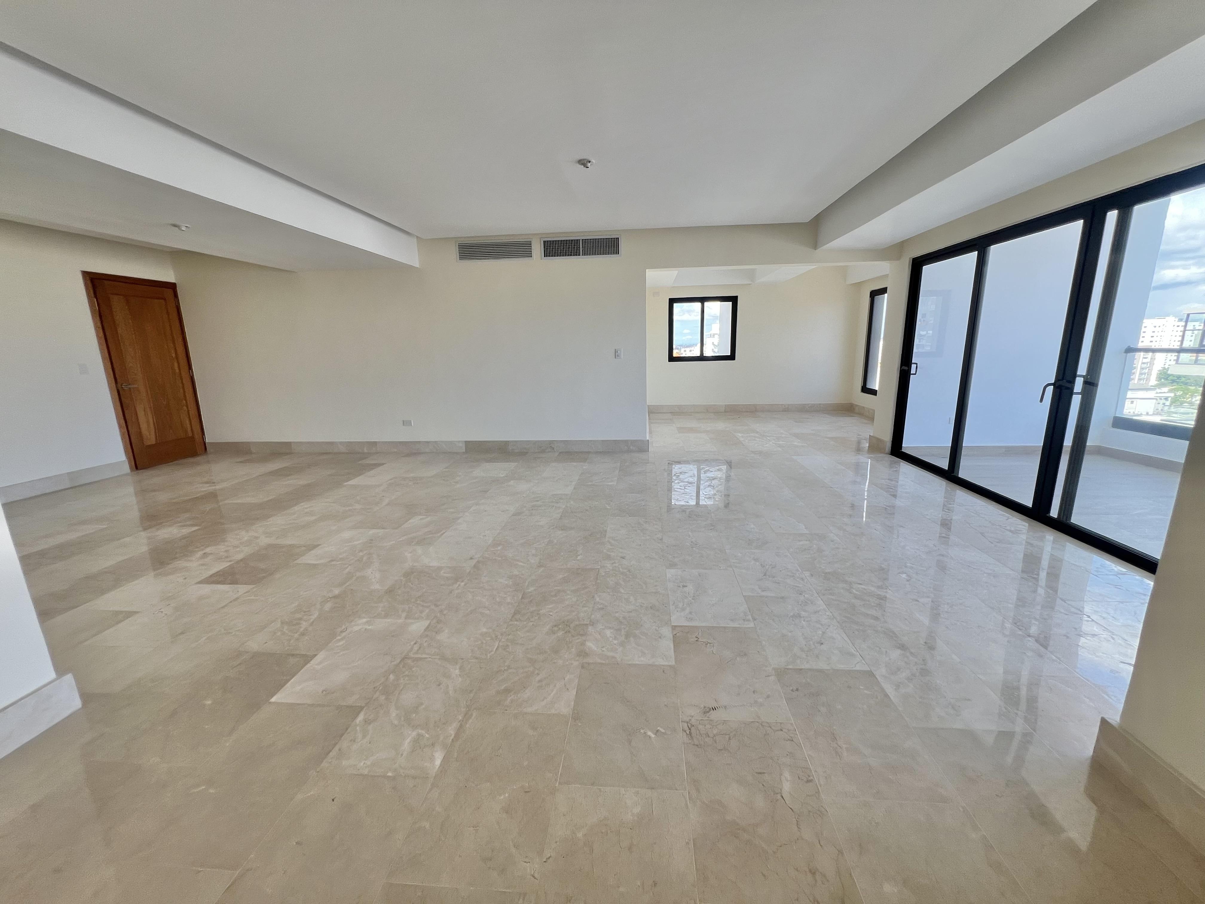 HERMOSO APARTAMENTO DE TRES HABITACIONES EN ELEGANTE TORRE DE NACO