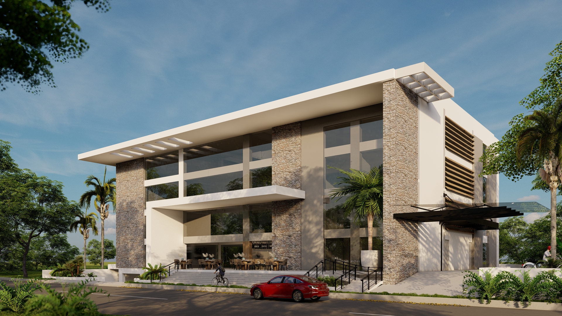 Plaza comercial en Jarabacoa