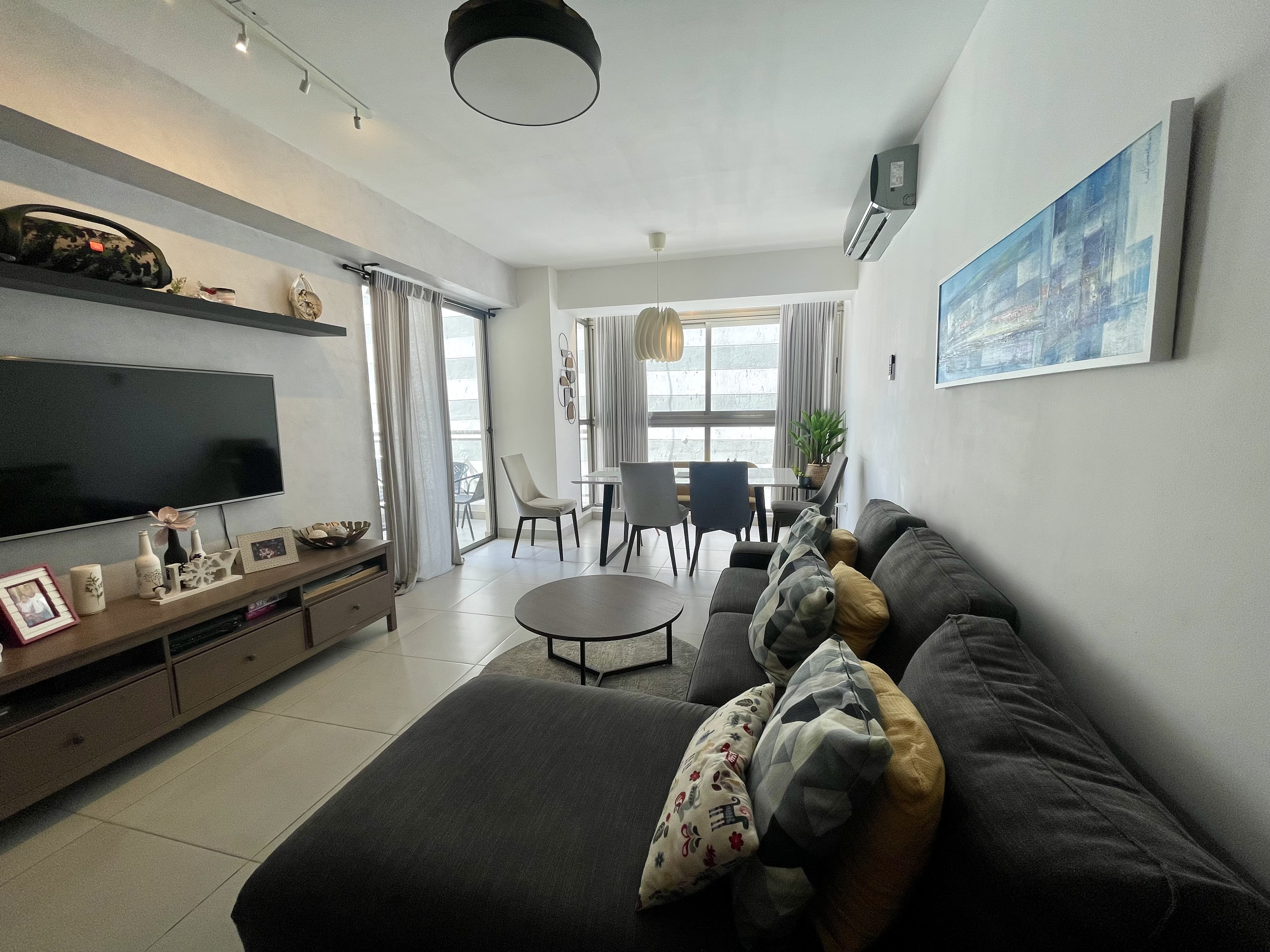 Apartamento amueblado de 3 hab