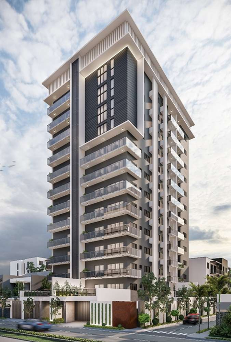 Moderna Torre de Apartamentos full de areas sociales