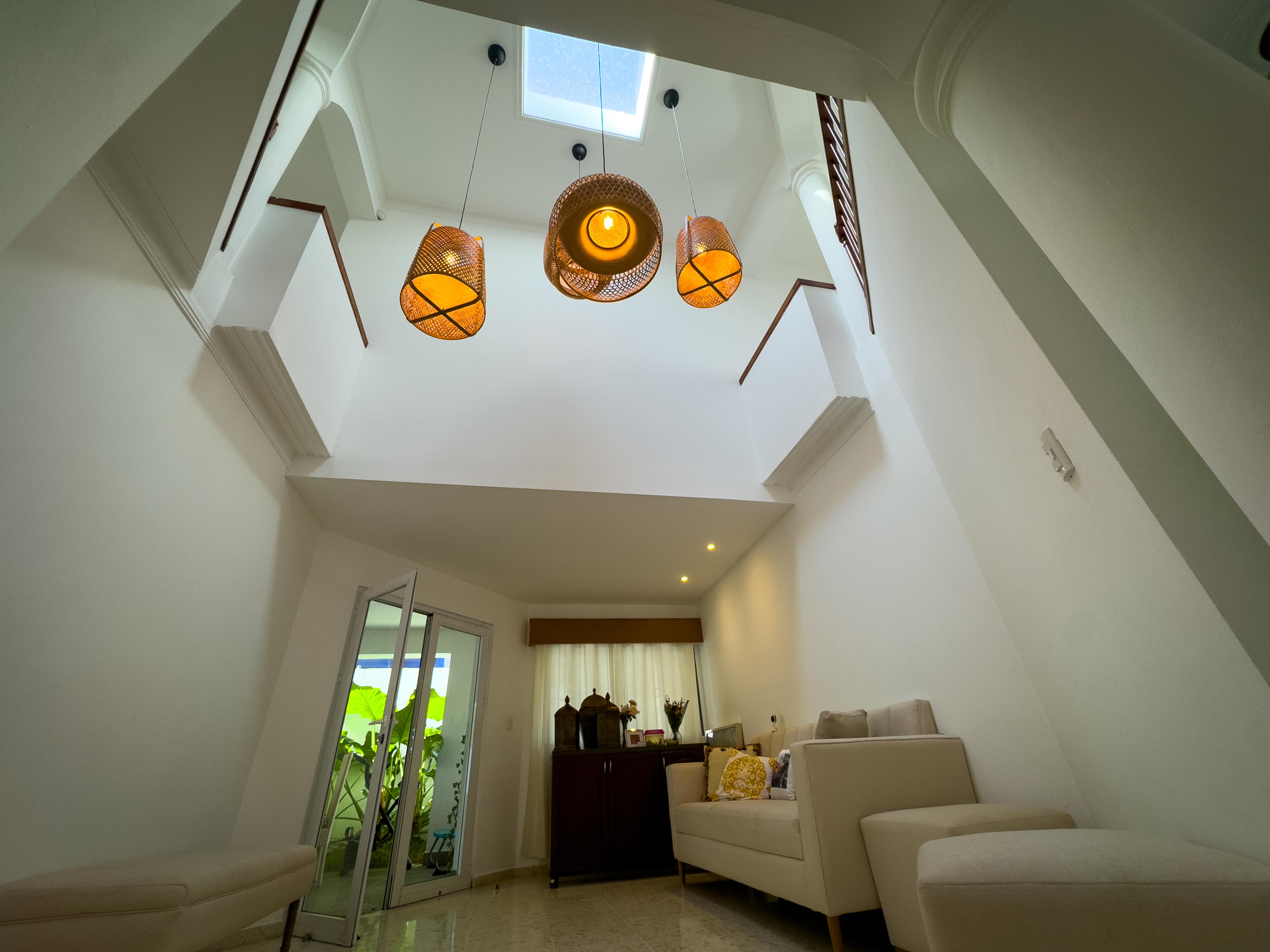 Casa con amplio patio en Santiago