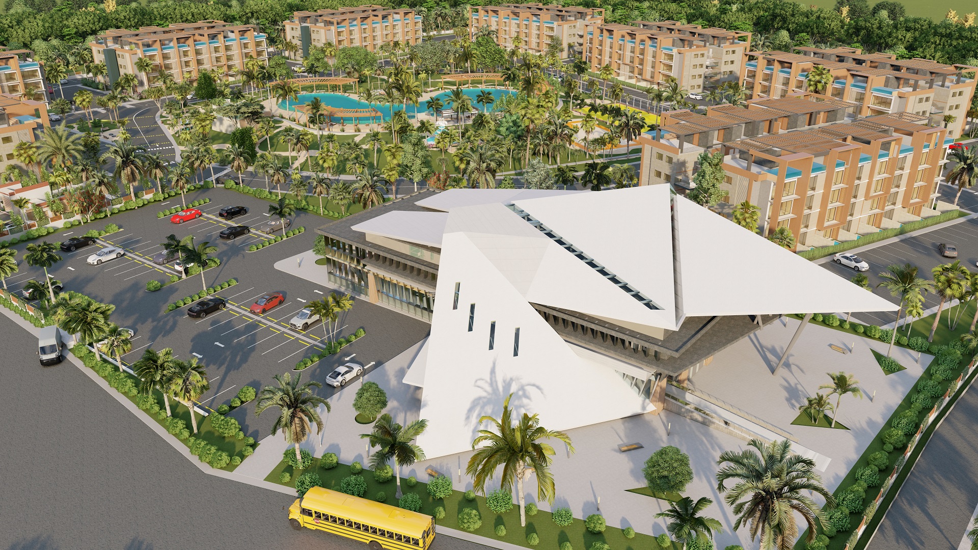 PROYECTO DE APARTAMENTO DE 1 Y 2 HABITACIONES EN LA ZONA DE BAVARO