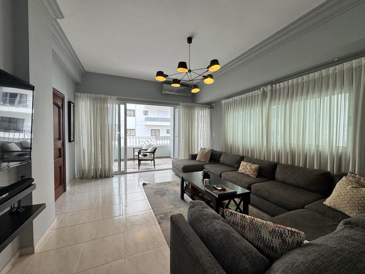 Vive en Piantini | 3 Habitaciones + 2 Parqueos por US$1.900