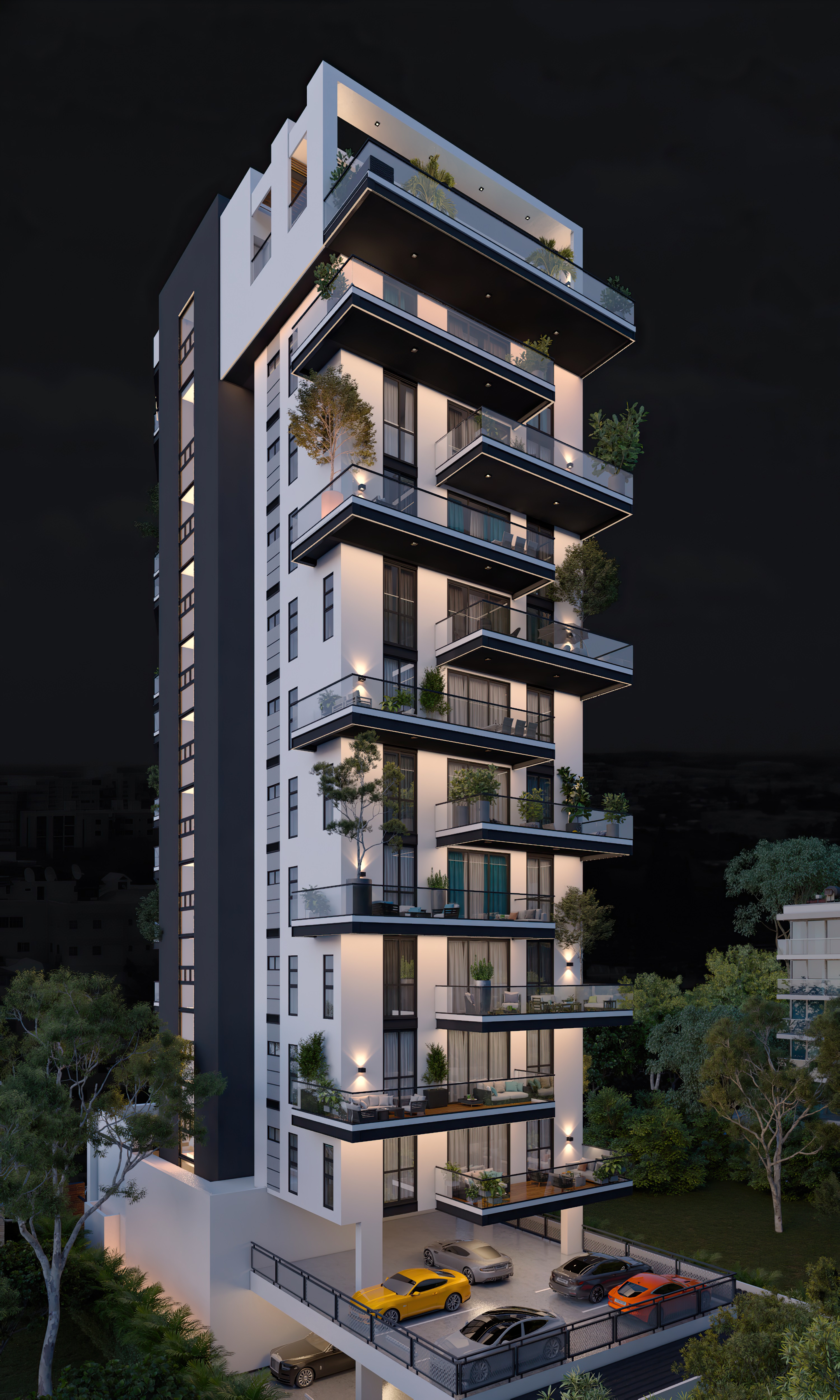 torre céntrica en el corazón de Santiago